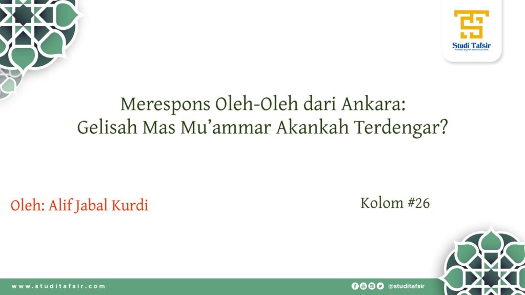 Alif Jabal Kurdi, Akankah?