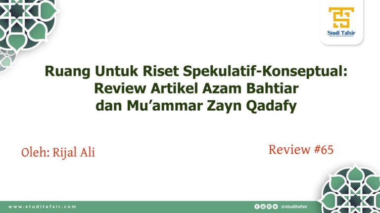 Ruang Untuk Riset Spekulatif